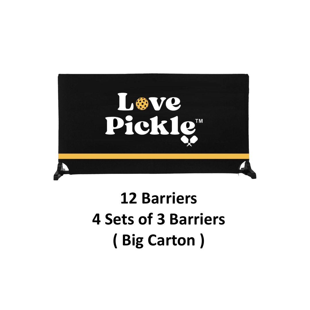 Love Pickle Pickleball Barrier