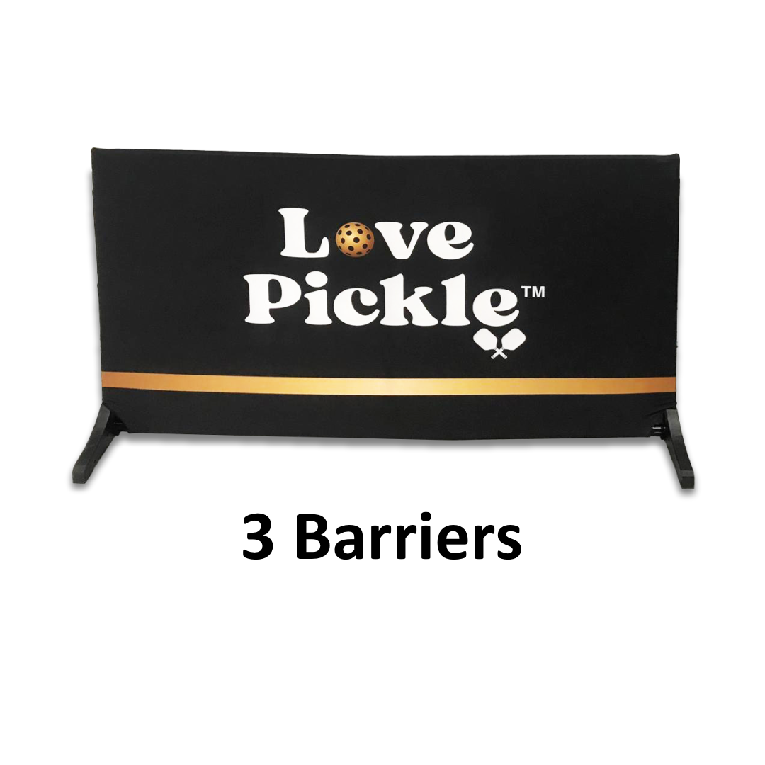 Love Pickle Pickleball Barrier