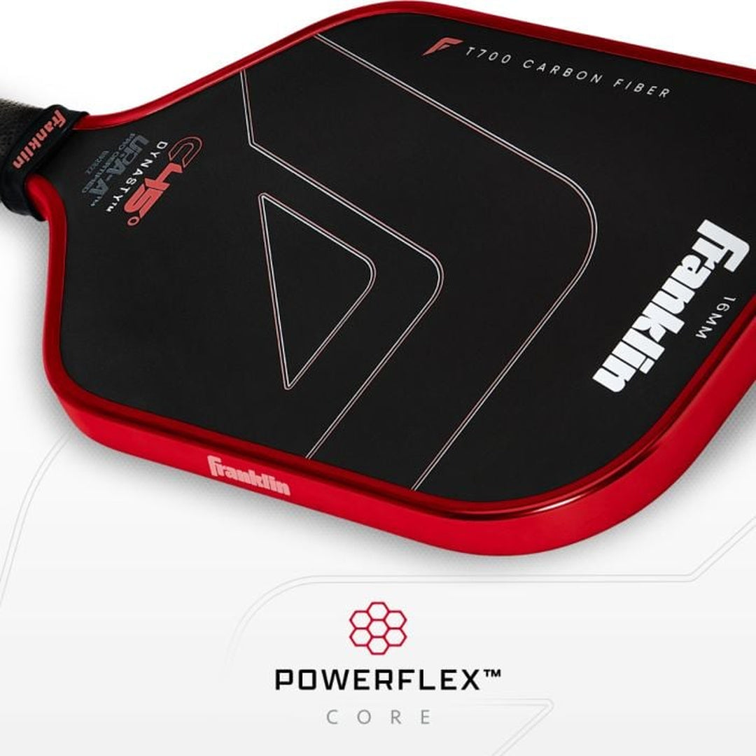 C45° Carbon Fiber Paddle Series - Dynasty 16mm - Red