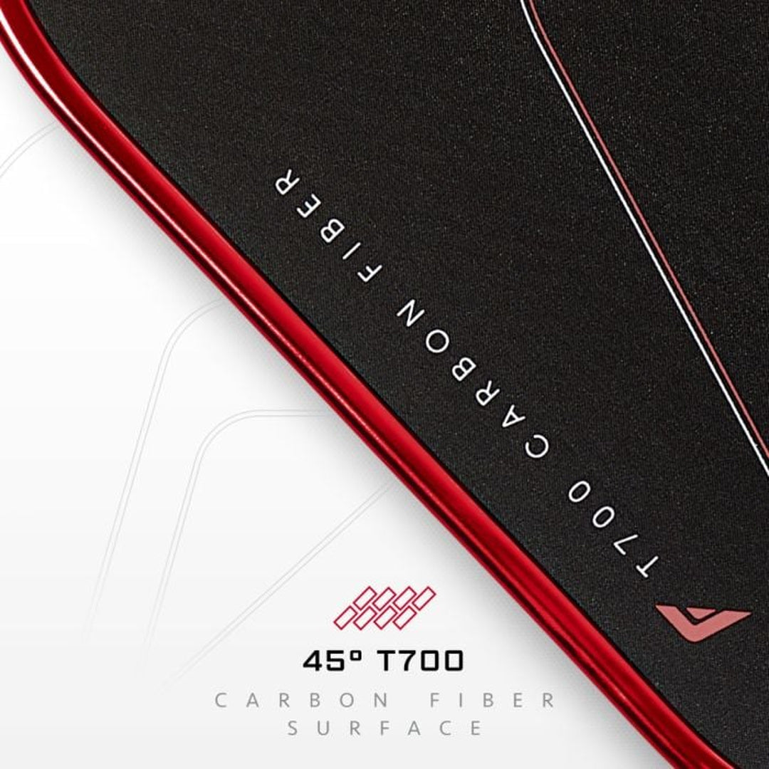 C45° Carbon Fiber Paddle Series - Dynasty 14mm - Red