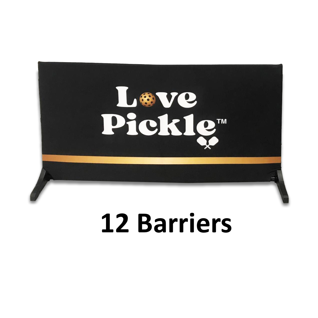 Love Pickle Pickleball Barrier