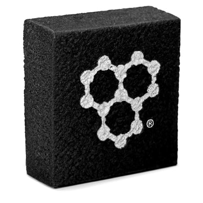 CRBN Pickleball Paddle Eraser, black front view