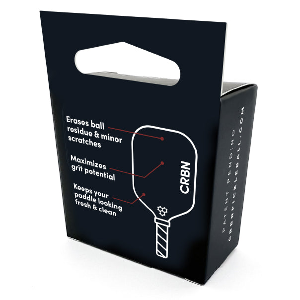 CRBN Pickleball Paddle Eraser, back view