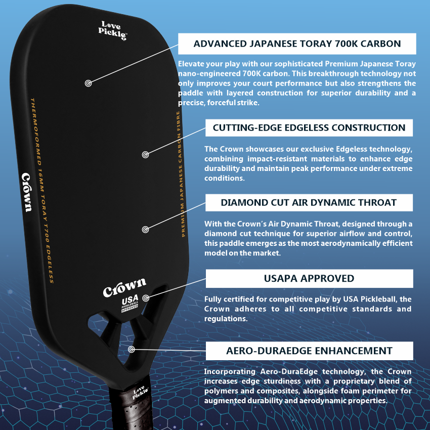 Love Pickle Crown Paddle and key features