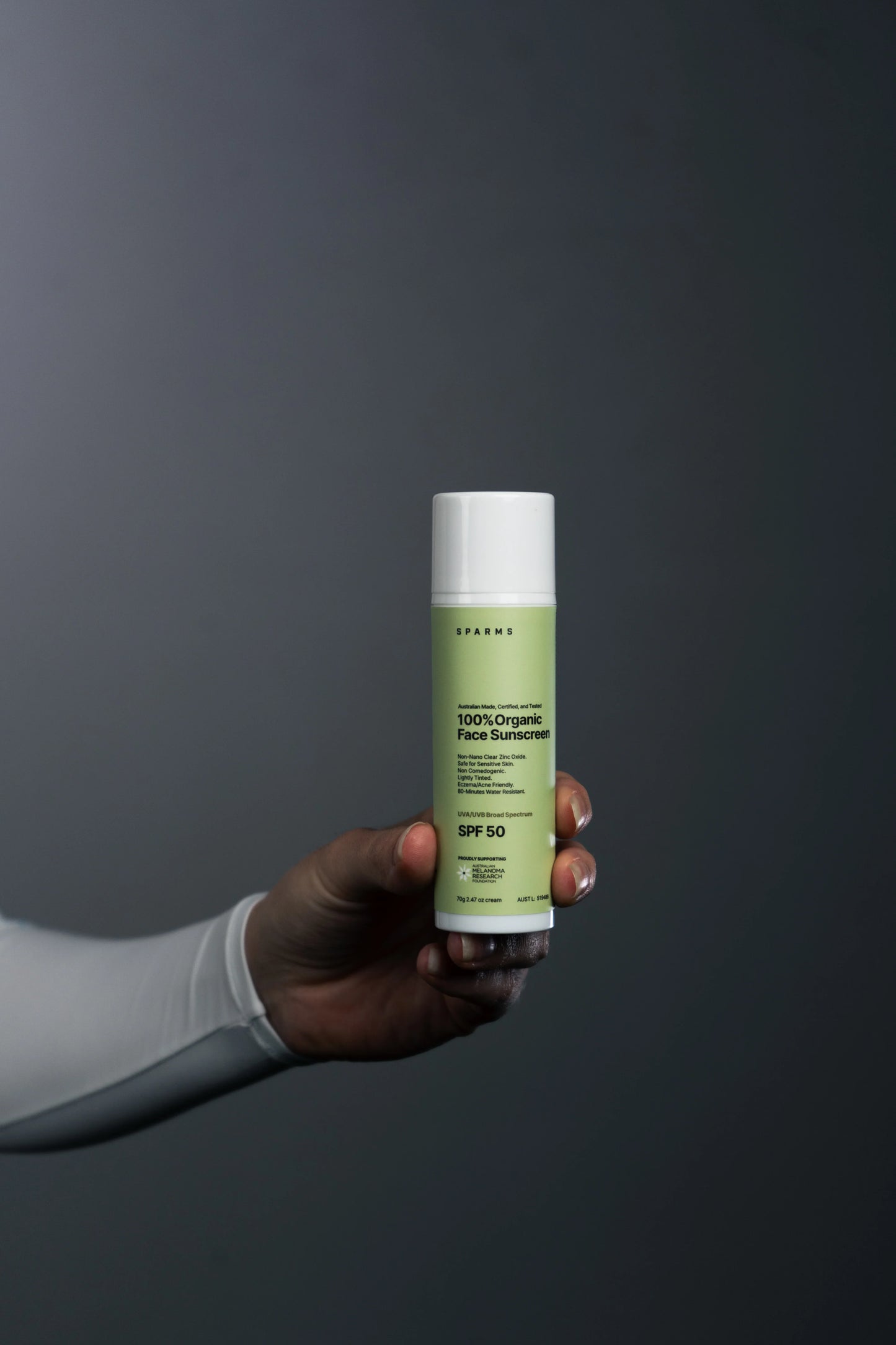 100% Organic Face Sunscreen