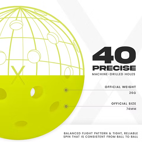 X-40 Outdoor Pickleballs
