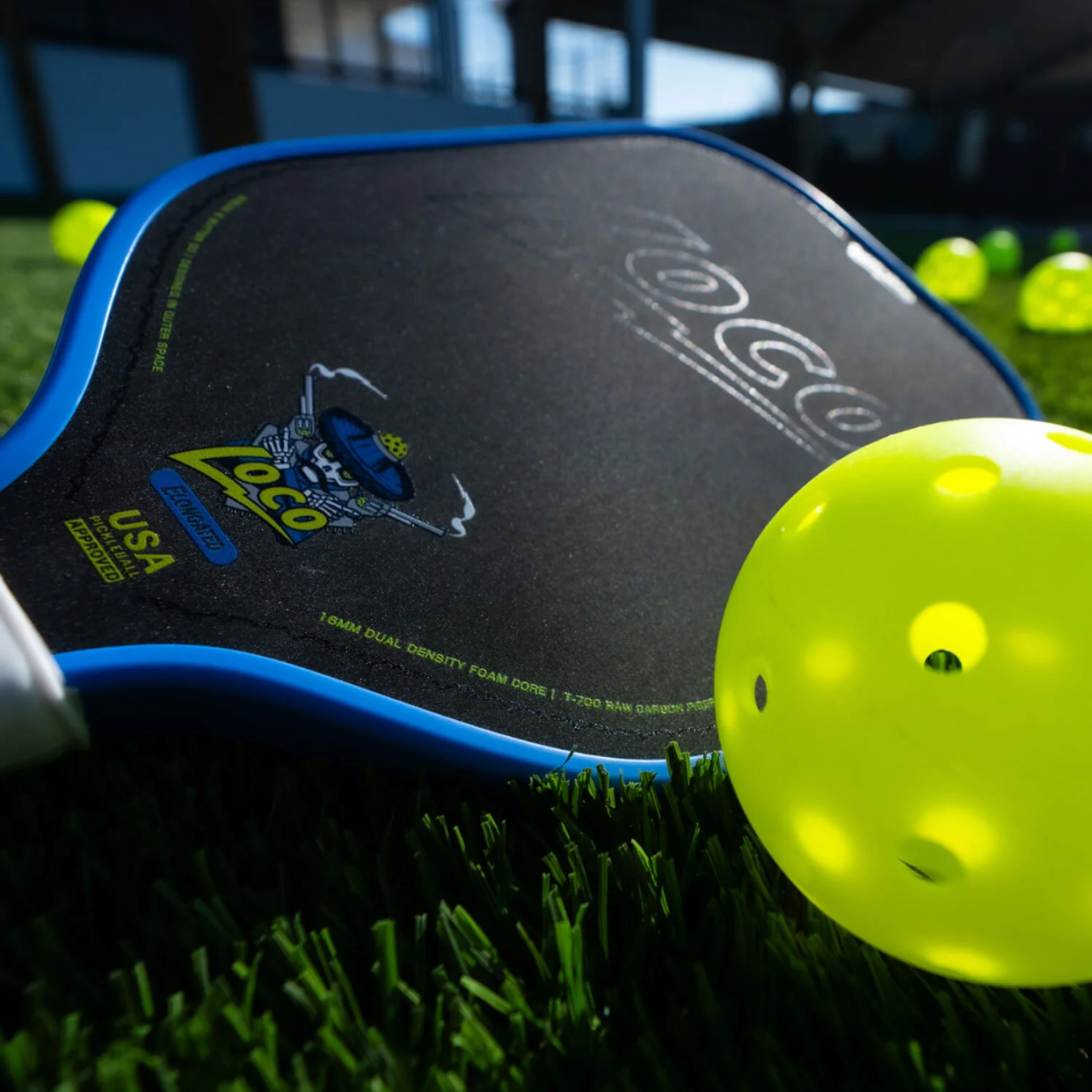 The Loco 16mm Pickleball Paddle – Elongated