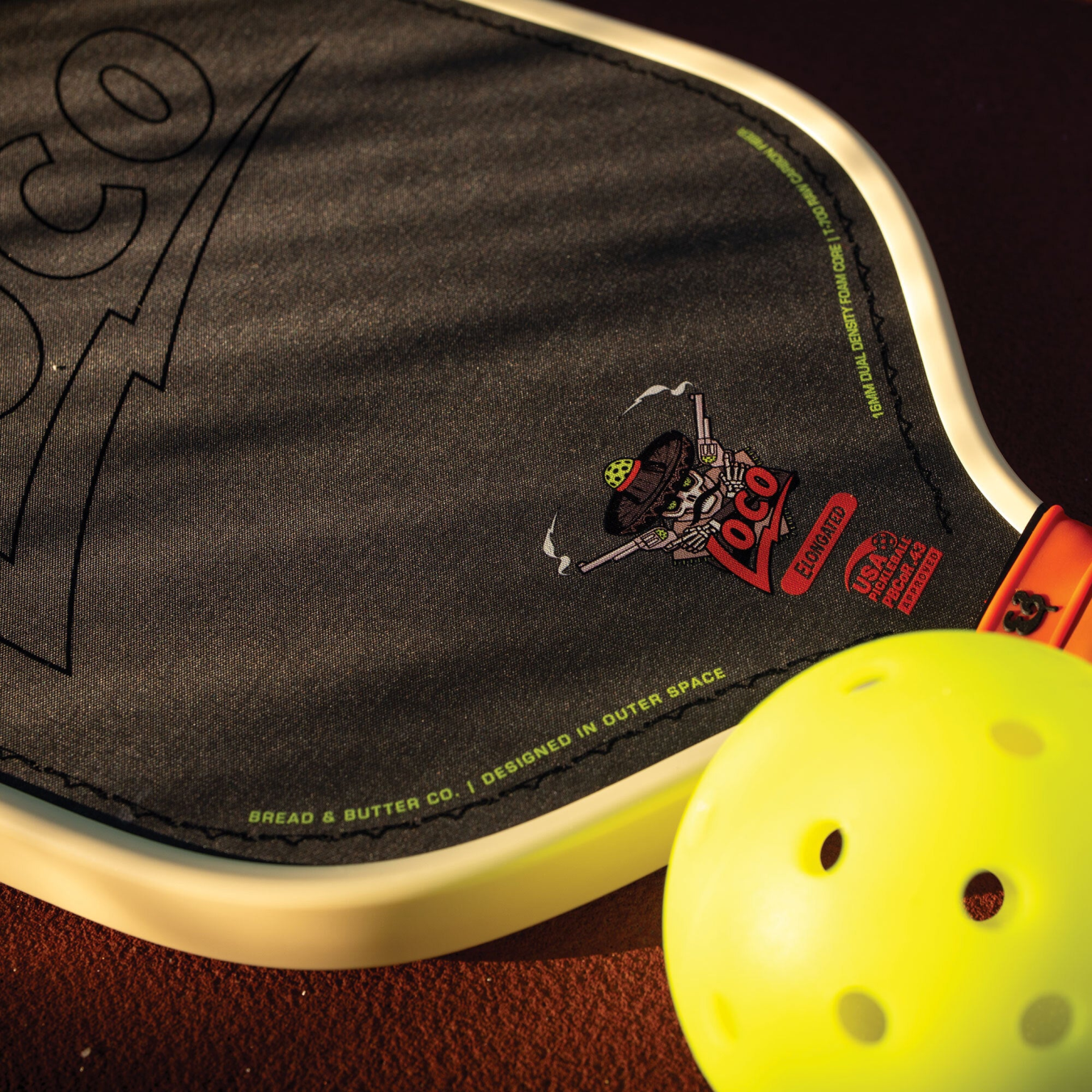 The Loco 16mm Pickleball Paddle – Elongated