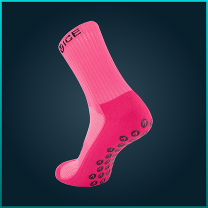 Grip Socks - Pink Crew