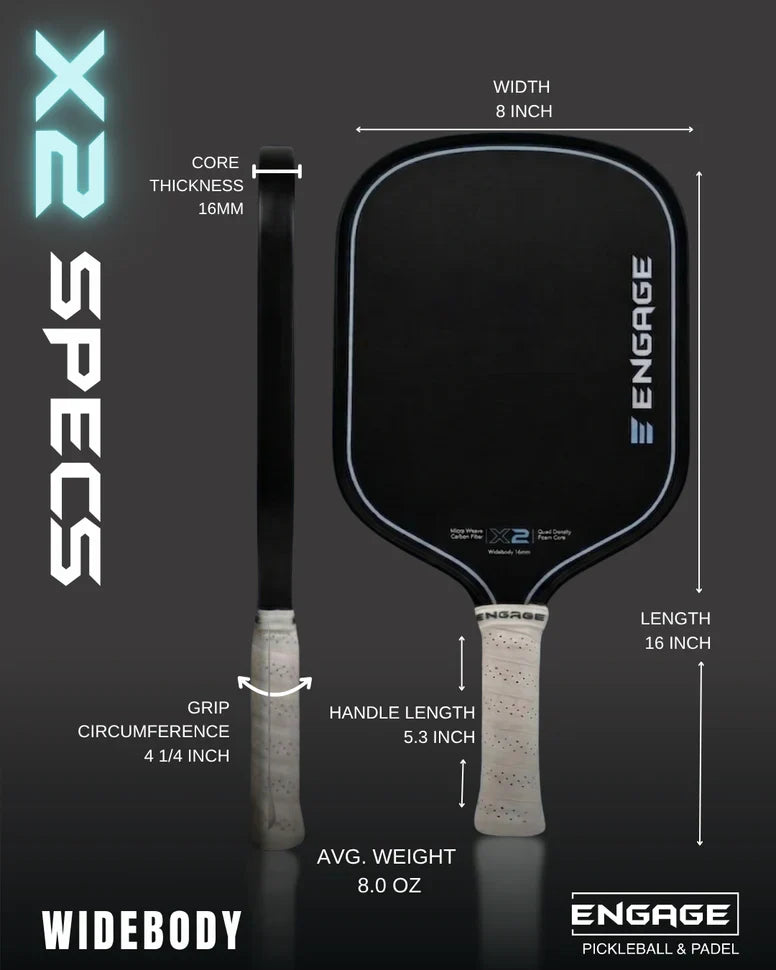 Engage X2 Widebody Pickleball Paddle