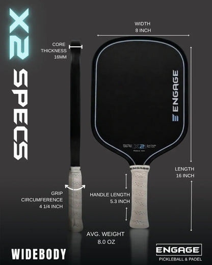 Engage X2 Widebody Pickleball Paddle