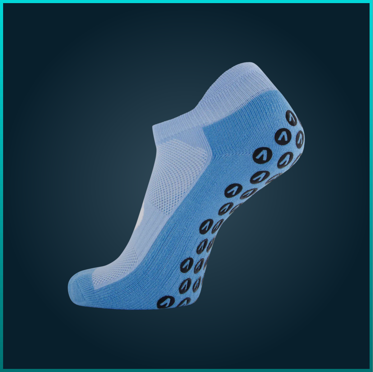 Grip Socks - Sky Blue Ankle