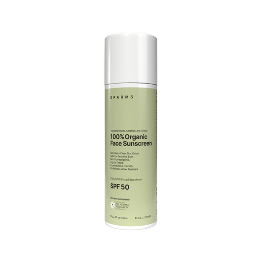 100% Organic Face Sunscreen