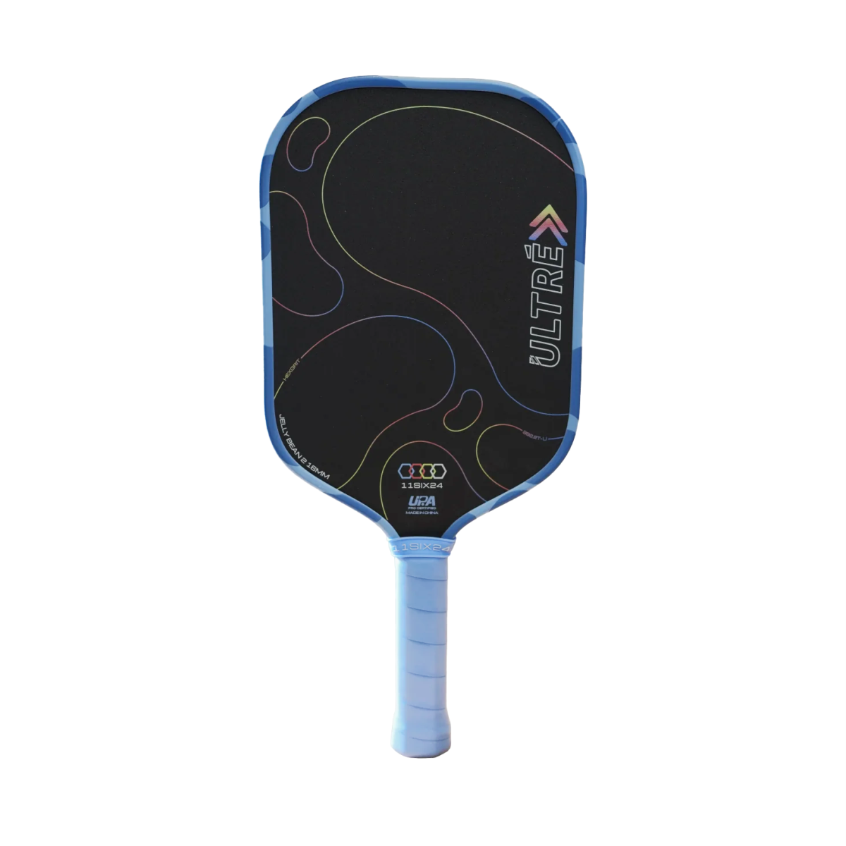 11SIX24 Ultre Jelly Bean 2 Pickleball Paddle, blue