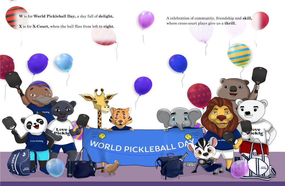 Love Pickle Children's Book - What is Pickleball? Pickleball Rules, Shots & Lingo