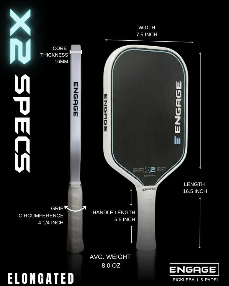 Engage X2 Elongated Pickleball Paddle
